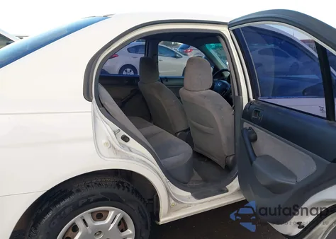 2001 Honda Civic Lx z USA, uszkodzony, nr VIN 1HGES15521L055352